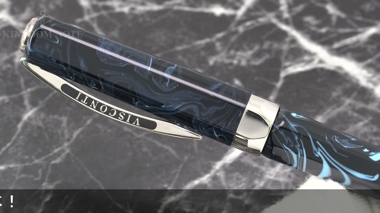 VISCONTI ビスコンティ 万年筆 オペラ マスター タイフーン F - YouTube