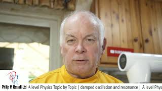 damped oscillation and resonance | A level Physics Topic by Topic