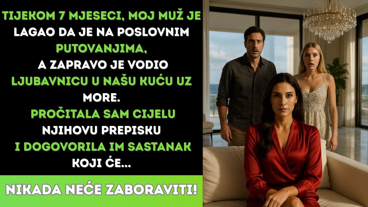 Moj muž je doveo svoju ljubavnicu u našu kuću uz more u Dubrovniku — ali ja sam ih već čekala...