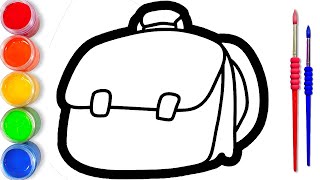 Bolalar uchun Xaltam rasm chizish/Drawing Bag for children step by step/Рисование Сумка для детей