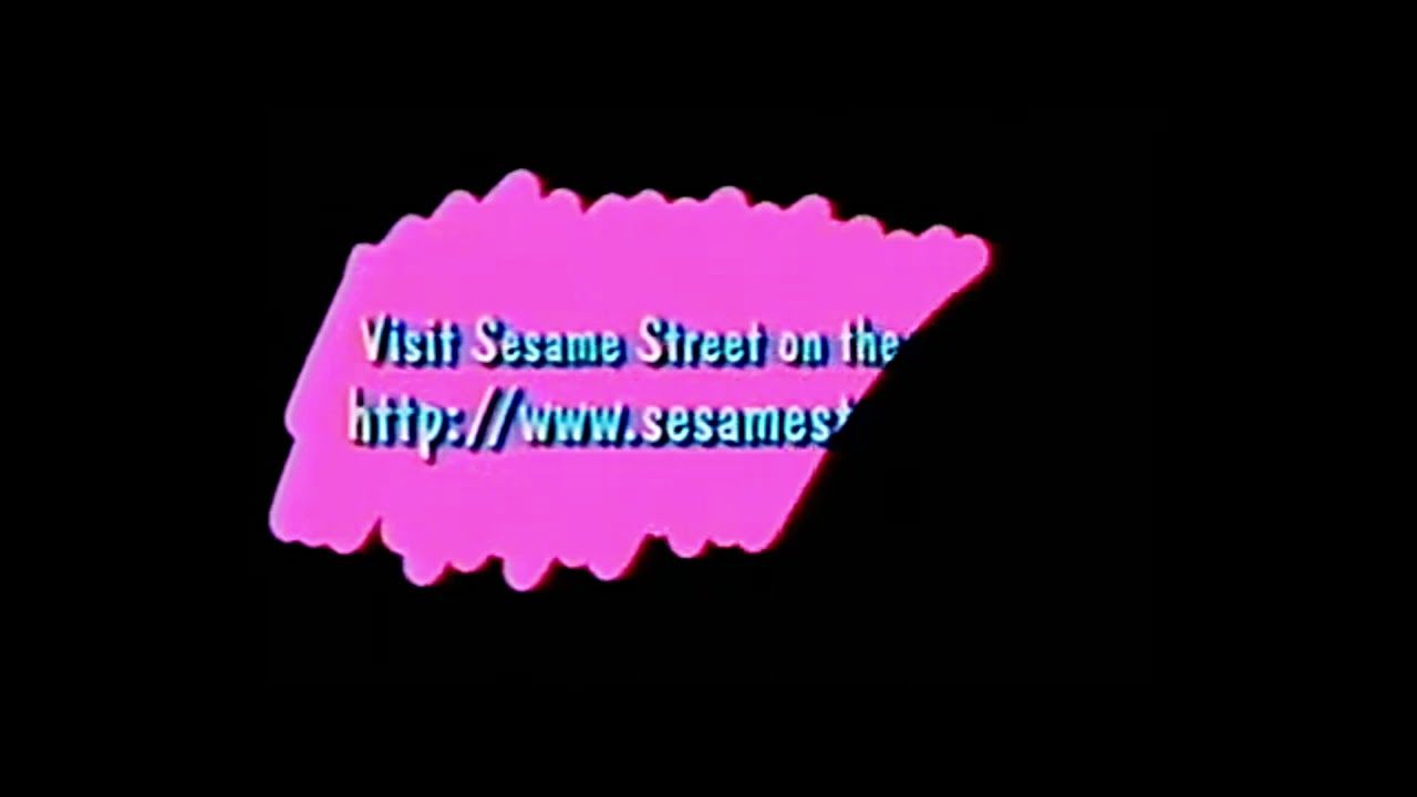 (READ DESC.) Visit Sesame Street On The Web At 