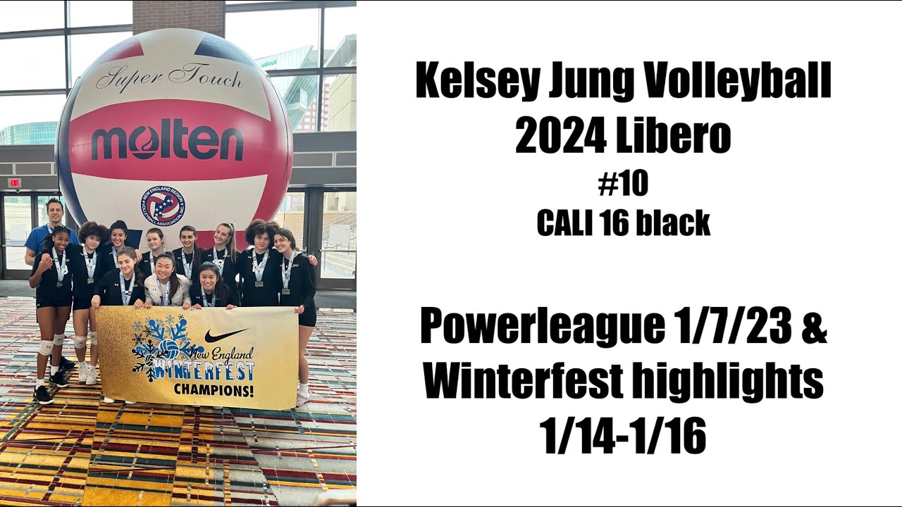 Kelsey Jung Volleyball 2024 Libero 10 Powerleague & Winterfest