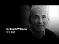 Sir Frank Williams has passed away aged 79