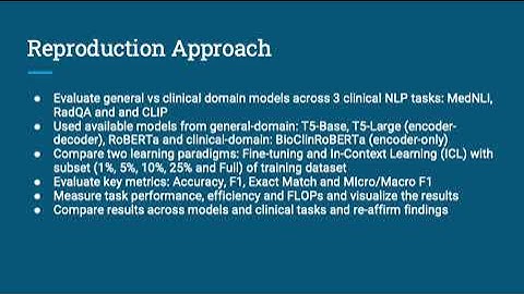 CS598 Deep Learning for Healthcare: Project Presentation