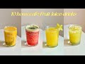 If you have a juicer,try this! 10 homecafe Fruit Juice drinks recipes.