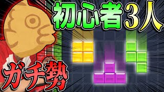 【参加型】テトリスガチ勢vs初心者３人　果たしてどっちが勝つ？【ぷよぷよテトリス2/puyopuyotetris2】