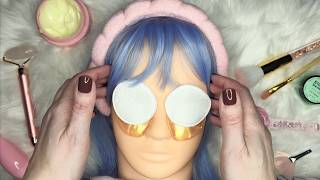 3 HR ASMR ⎪Sleep Recovery ~ Soothing Spa Facial with Rainstorm 💆🏼‍♀️☔️