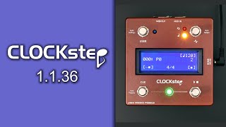 CLOCKstep Firmware 1.1.36 (MIDI Master Clock and Metronome) screenshot 1