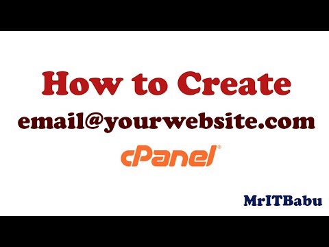 How to Create Email Account on your Website | [email protected] |  MrITBabu