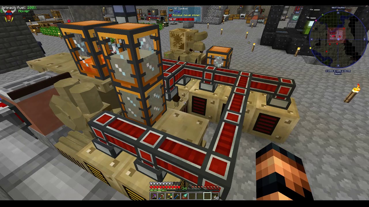 FTB Continuum - Episode 31 - High Powercells, Upgraded Capcitors and EFAB RF Storage Upgrades