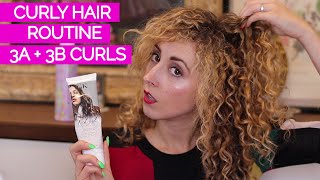 My Simple Curly Hair Routine For Extra Volume 3A 3B Curls Bard Styles