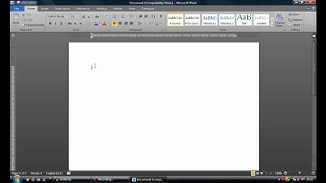 Microsoft Office Word 2010 Walkthroughs. #1 - Getting Started.