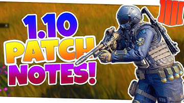 1.10 UPDATE - REACTIVE CAMOS IN BLACKOUT!? | Black Ops 4