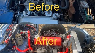 How To Replace The Radiator And Coolant Hoses - Triumph Spitfire