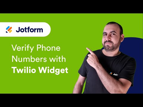 How to Connect Twilio Widget to Verify Phone Numbers