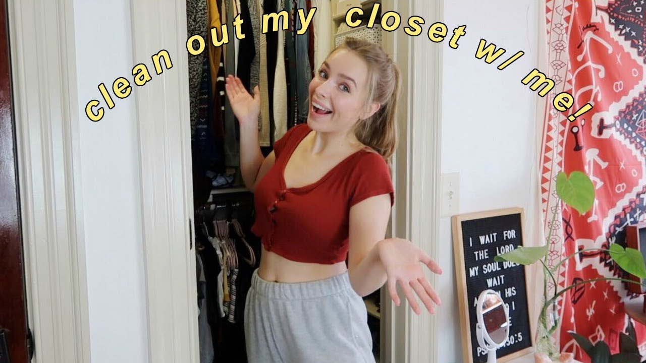 Cleaning Out My Closet // HUGE Closet Purge & Declutter! - YouTube