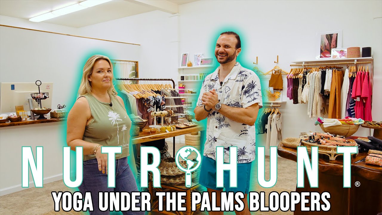 Healthy Food & Travel Show | Nutrihunt Bloopers | Yoga Under The Palms featuring Waikiki, Hawaii