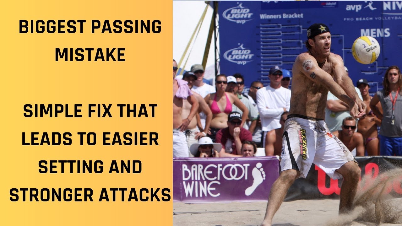 How to Beach Volleyball Pass (AVOID THIS PASSING MISTAKE!) YouTube