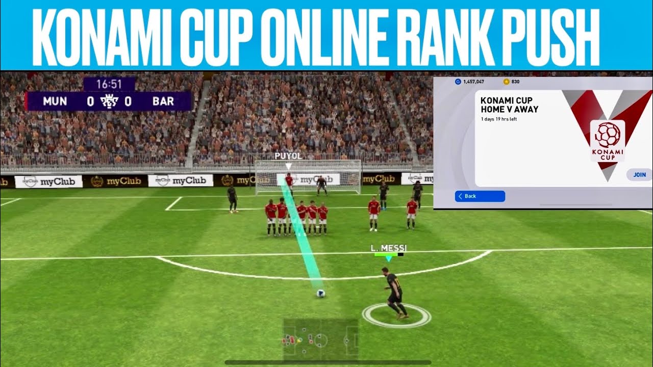 eFootball | online rank push | Online Konami Cup