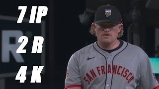 Logan Webb Throws 7 Strong Innings with Just 2 Hits Allowed vs Dodgers
