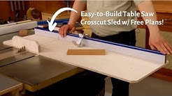 Building the LAST table saw sled you'll need! (FREE PLANS) 