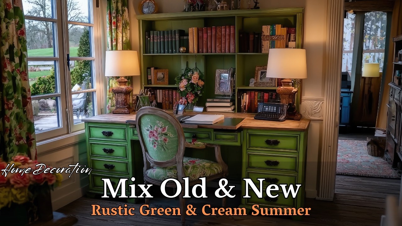 Rustic Green & Cream Summer Decor: 25 Timeless Ideas to Refresh Your Home