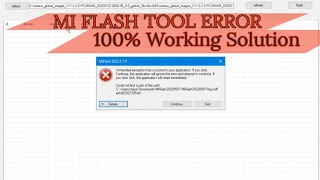 Famous How To Use Mi flash tool and miui Rom/Mi Flash Tool driver Can Not Install Fix/fix Bootloop/Mi flash Profile