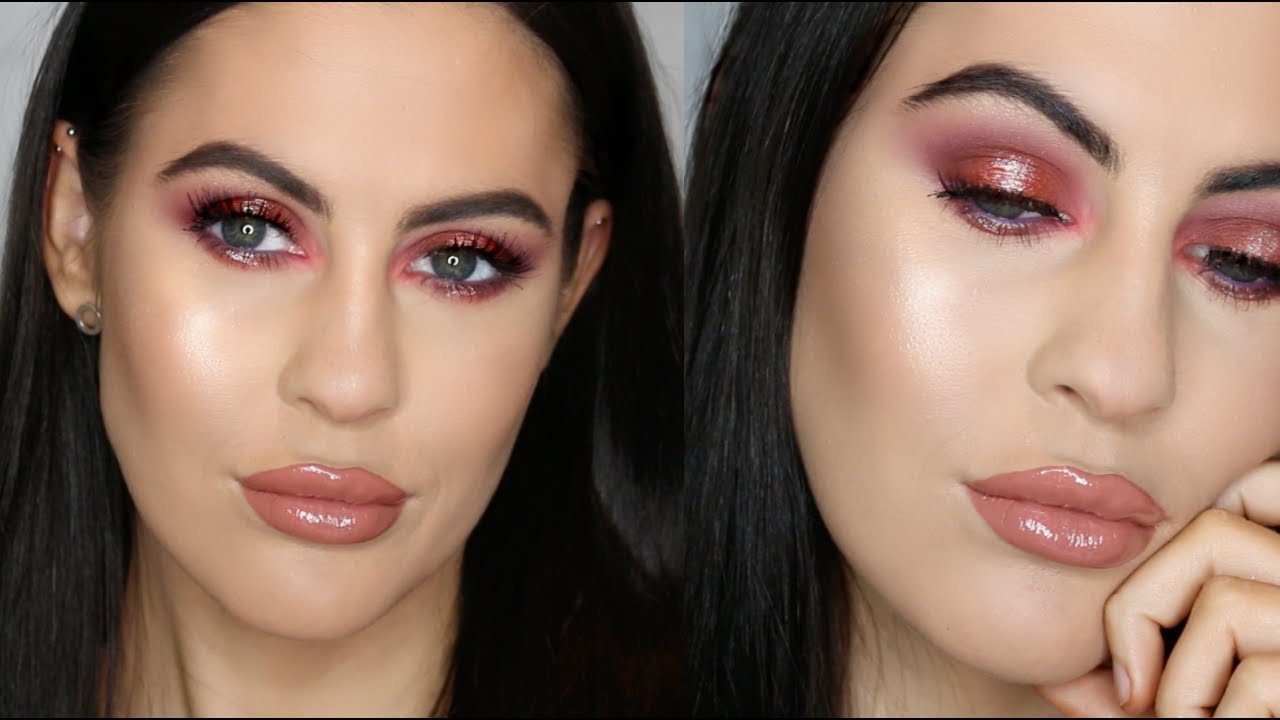 Wet Look Sunset Eyes Drugstore Makeup Tutorial YouTube