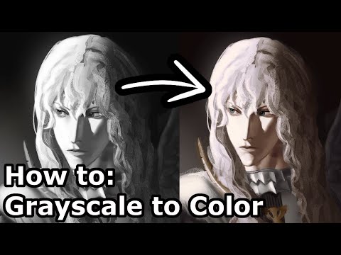 How to Go from Grayscale to Color in Digital Painting (My Full Process)