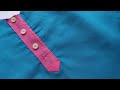 How to make perfect placket       