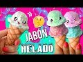 ¿JABÓN helado o HELADO de jabón? * IDEAS para REGALAR jabón casero