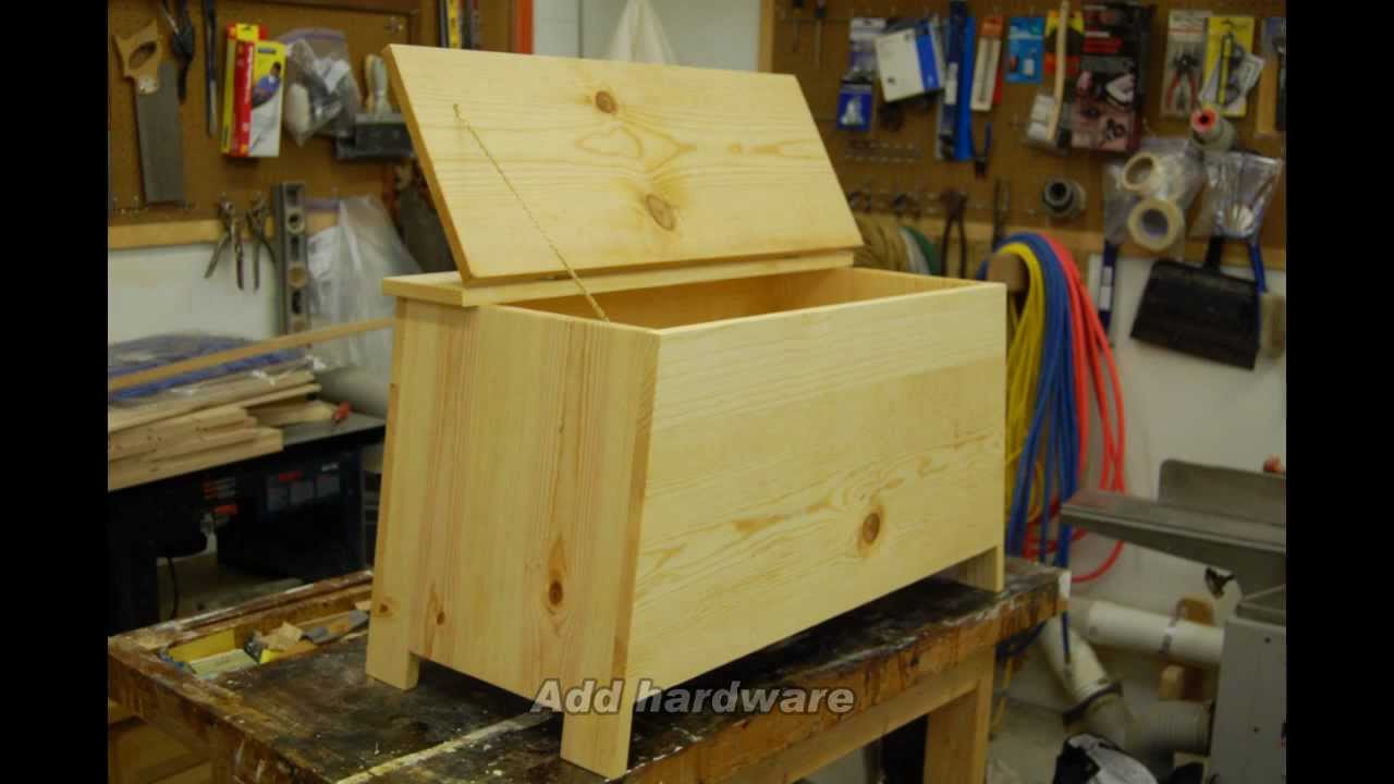 Build a Six Board Pine Chest - YouTube