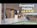 Projeto estaço gourmet na laje com piscina - projeto 3D - Lumion