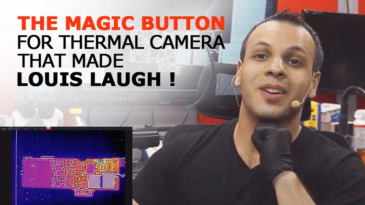 Using Union Repair Thermal Camera to Find PCB Short by One Click