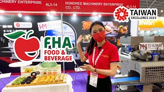 Hundred Machinery X FHA-Food & Beverage 2023｜HM-588 Auto Encrusting Machine｜Taiwan Excellence