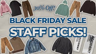 Black Friday Sale Staff Picks Visvim, Orslow, Auralee, & More 30% Off Storewide