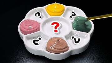 How To Making 9 Beautiful Colors from Cherry, Yellow, Green and Brown | Color Mixing Video