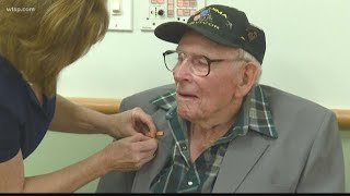 World War II veteran finally received 'overdue' medals more than 70 years after serving