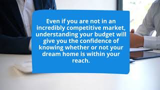 Stop Wondering What Your Budget Is & Get Pre-Approved!