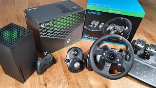 Logitech G923 Racing Wheel and Pedals for Xbox Series X