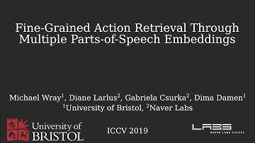 Fine-Grained Action Retrieval Using Multiple Parts-of-Speech Embeddings