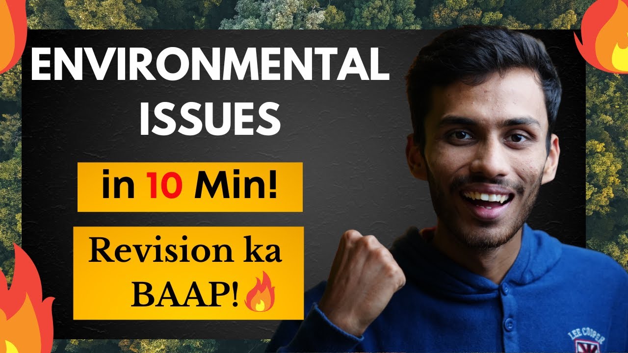 Environmental Issues Fast ONE SHOT!🔥 | Full Revision in 15 Min! | NEET | Class 12