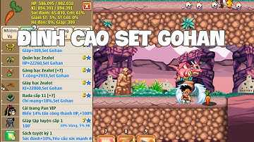 Ngọc Rồng Online - Sức Mạnh Set Gohan