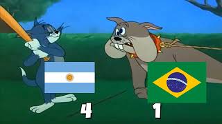 🏆RIVALRY RENEWED: Argentina TRASHES Brazil in WC Qualifier Drama! ⚽⚽😱 #football #brazil #argentina