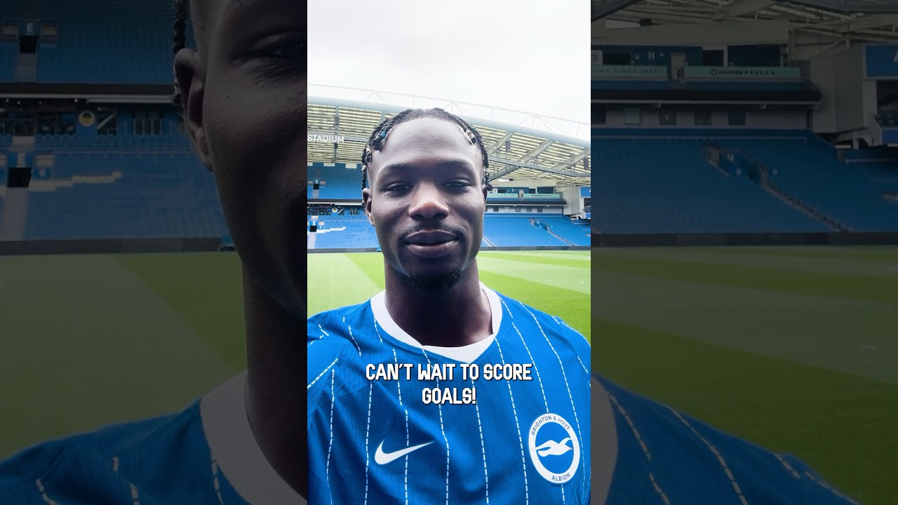 First words from Promise! 😁🤳 #PromiseDavid #BHAFC #PremierLeague