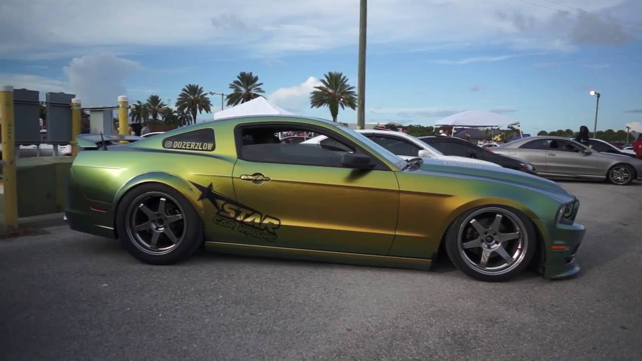 Sneak peek of Mustang Wrapped in Avery Colorshift Fresh Spring by Star