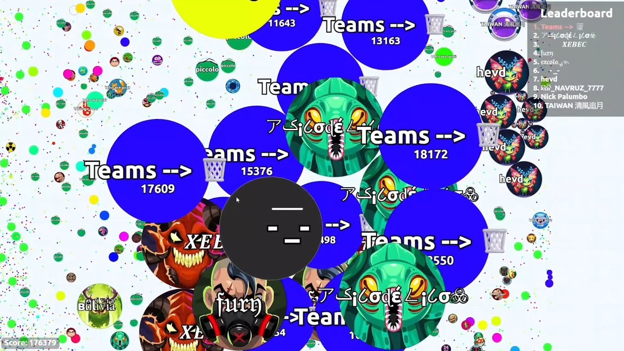 Agar.io: Место, где оказываются тиммейтеры 🗑️ Эпичный одиночный геймплей в Agar.io