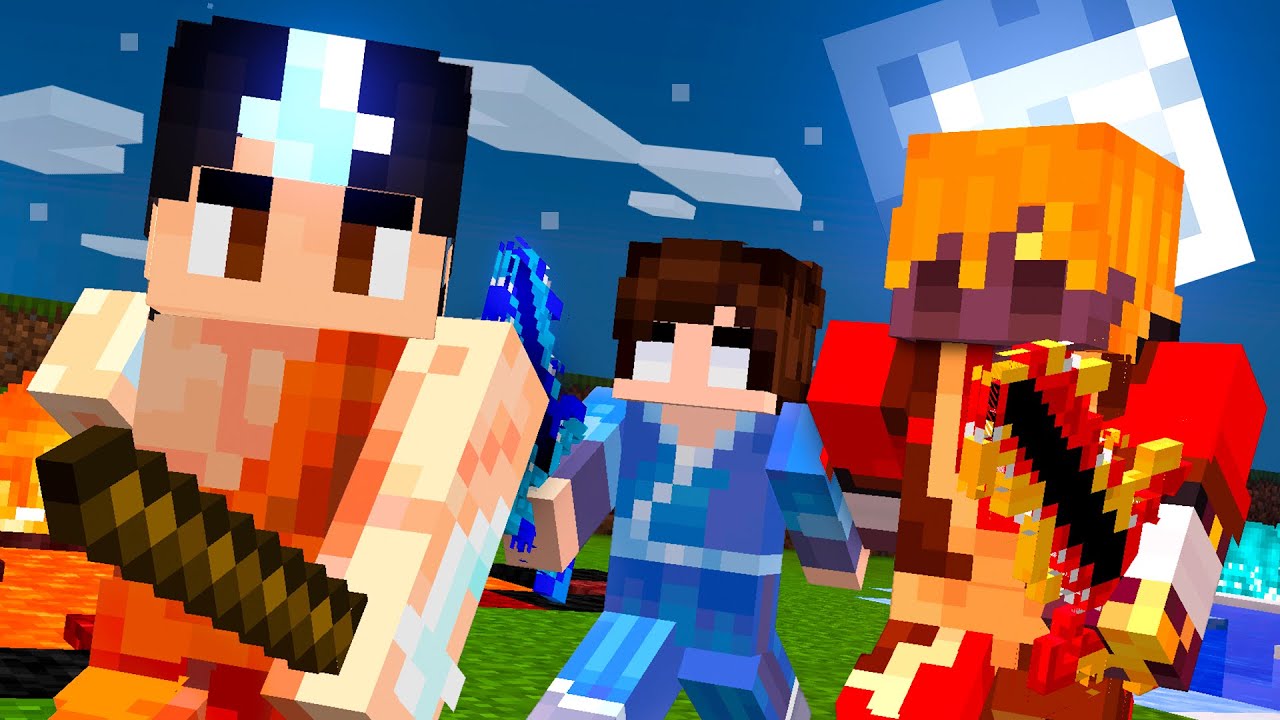 Volví Minecraft una GUERRA de ELEMENTOS