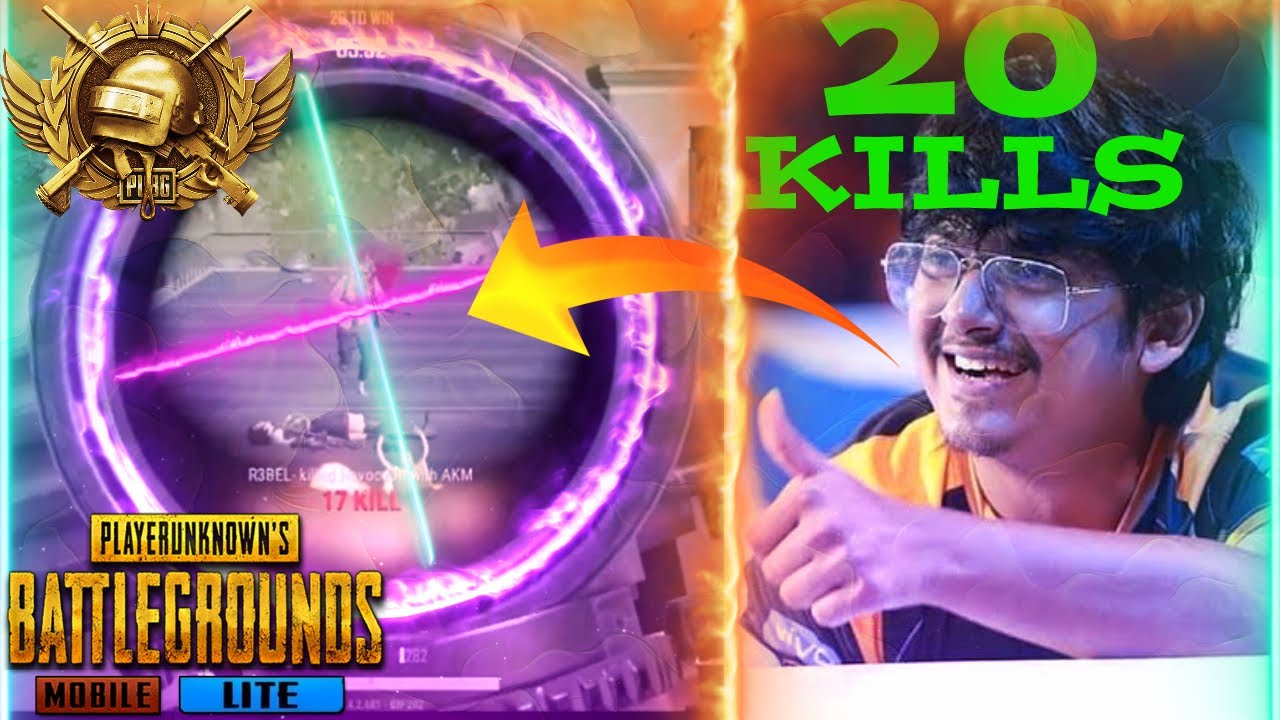 PUBG MOBILE LITE AMAZING CHICKEN DINNER WITH 20 KILLS | SOLO vs SQUAD ...