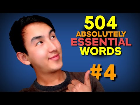 504 Absolutely Essential Words Lesson 4